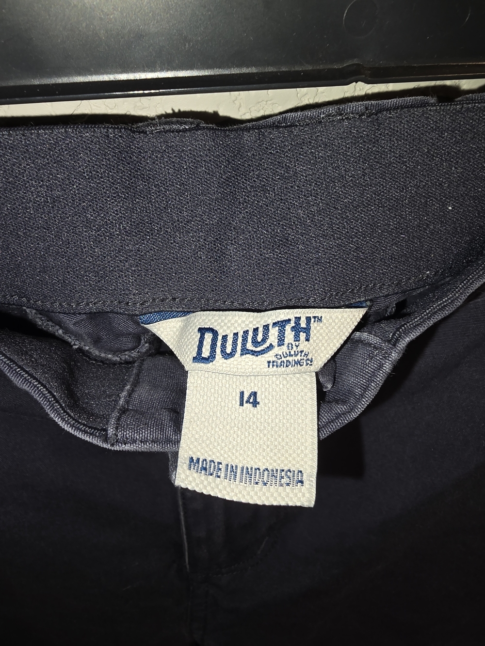 Duluth Trading Co. Blackhills Cotton Stretch Jogger Pants Slate Grey 14 - Picture 2 of 5